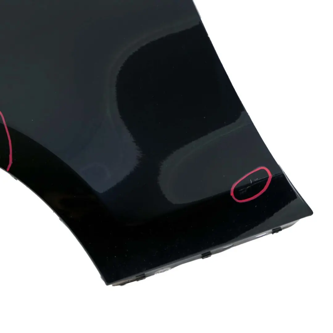 BMW 1 E81 E87 Side Panel Wing Fender Front Left N/S Carbonschwarz Black - 416 - SKU 7133227-CAR - Part number 7133227