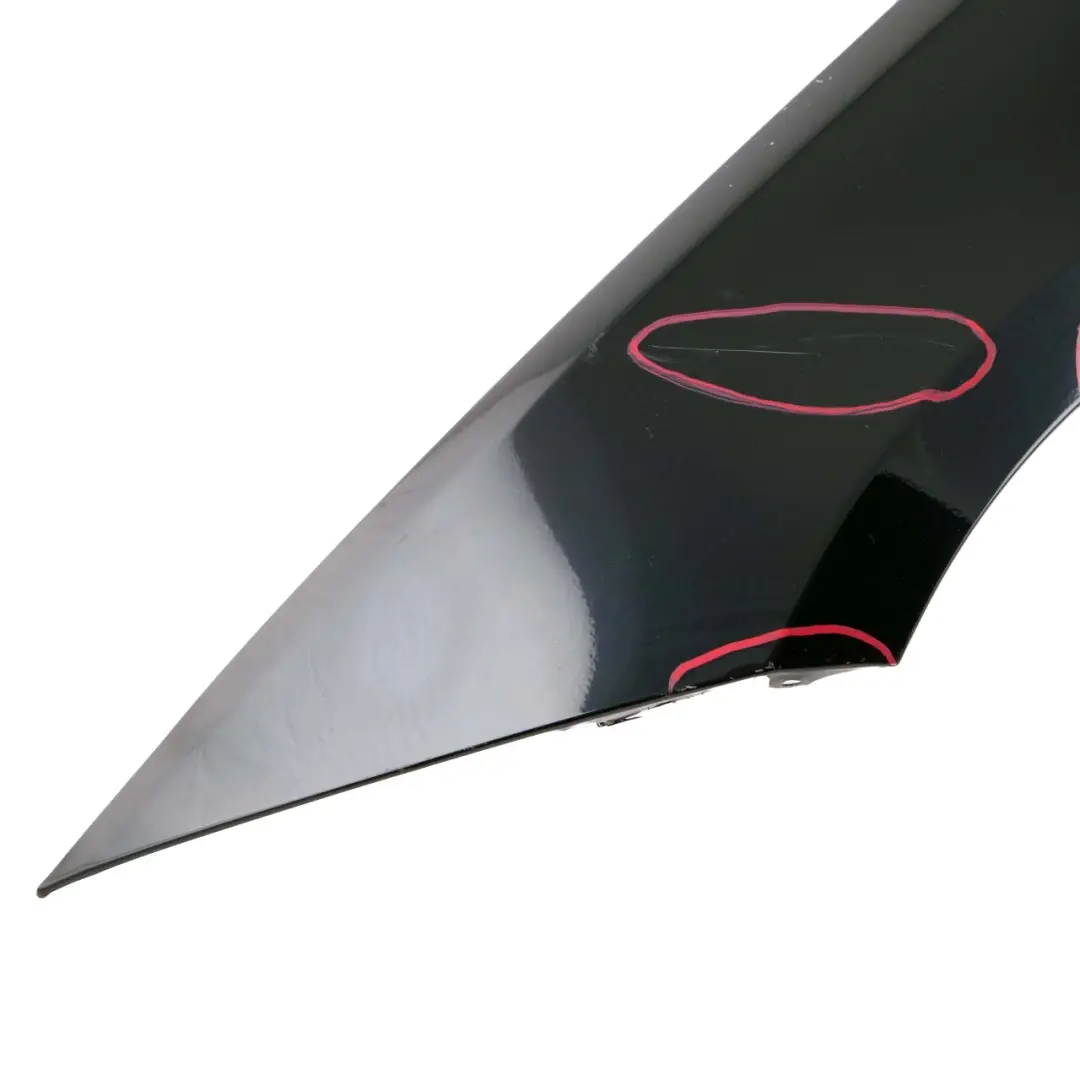 BMW 1 E81 E87 Side Panel Wing Fender Front Left N/S Carbonschwarz Black - 416 - SKU 7133227-CAR - Part number 7133227