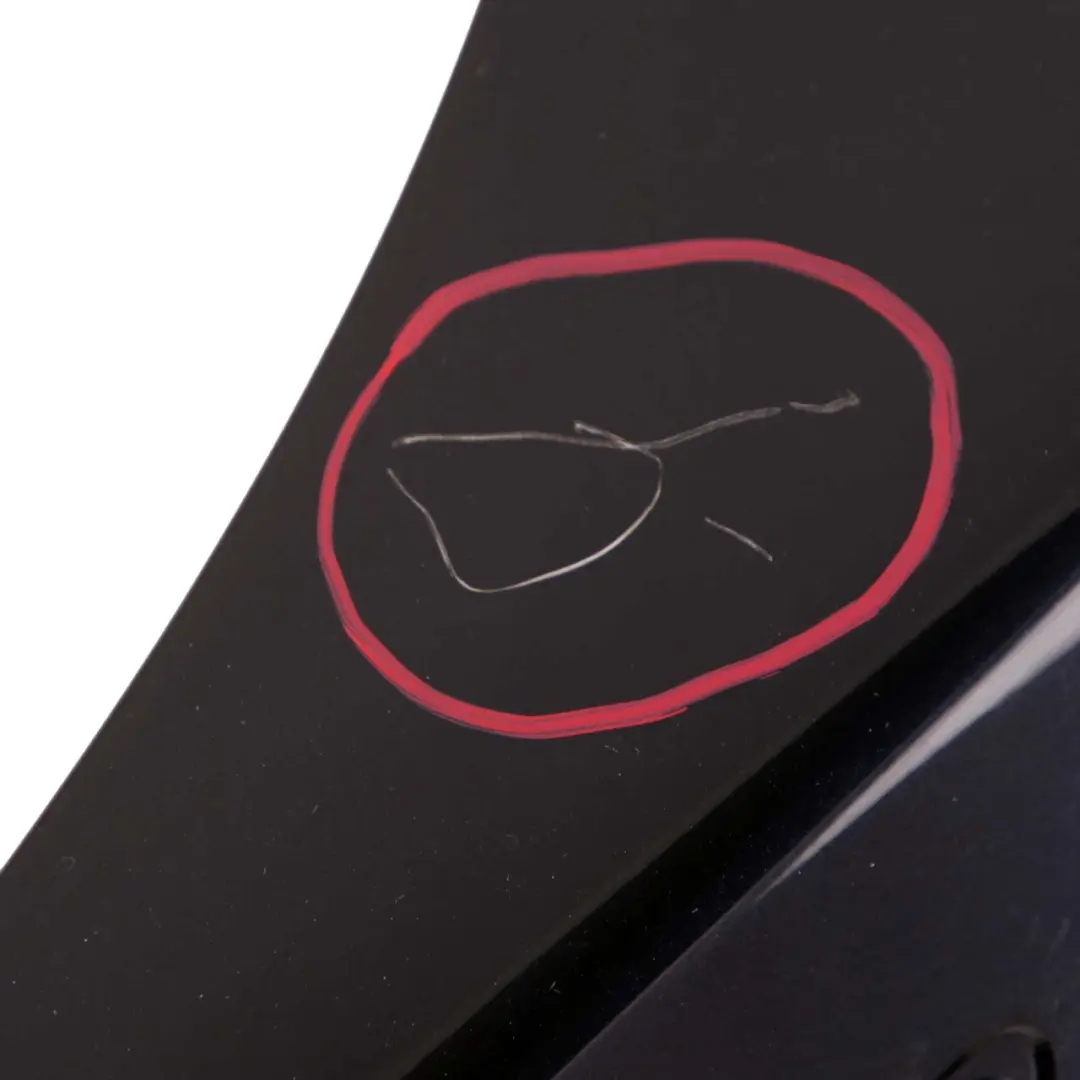 BMW 1 E81 E87 Side Panel Wing Fender Front Left N/S Carbonschwarz Black - 416 - SKU 7133227-CAR - Part number 7133227