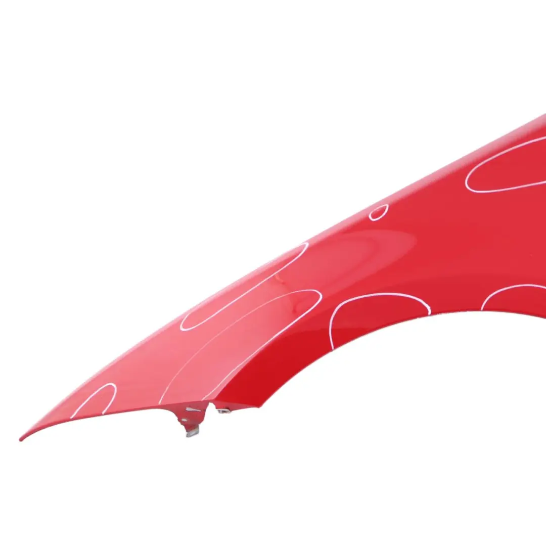 BMW E81 E87 Side Panel Wing Fender Front Left N/S Karmesinrot Crimson Red A61 - SKU 7133227-KAR1 - Part number 7133227