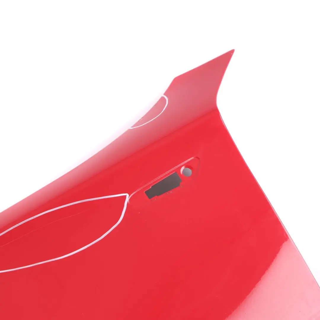 BMW E81 E87 Side Panel Wing Fender Front Left N/S Karmesinrot Crimson Red A61 - SKU 7133227-KAR1 - Part number 7133227