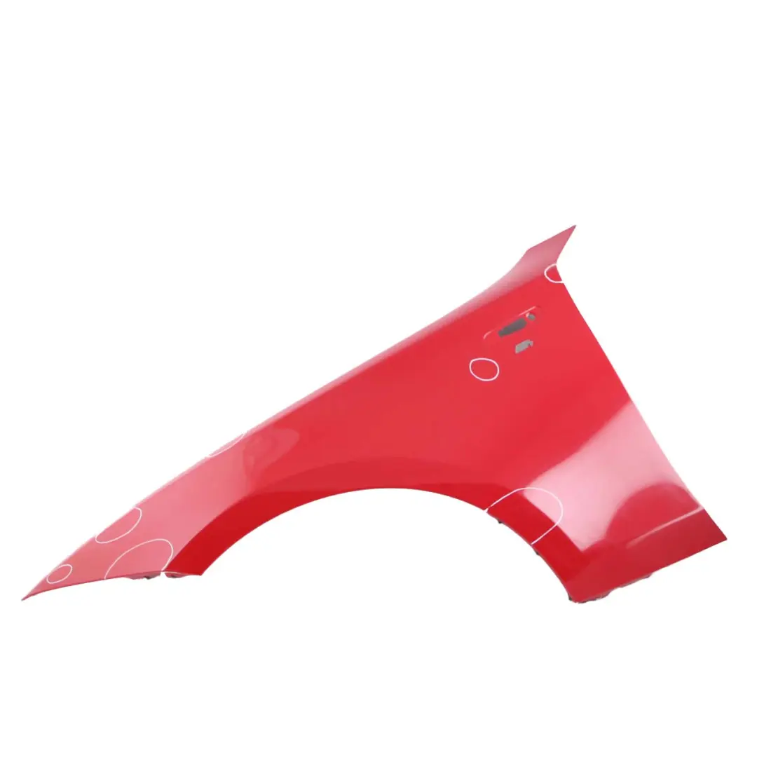 Side Panel Wing Fender Front Left N/S Karmesinrot Crimson Red A61 to BMW E81 E87 with Part number 7133227 BMW E81 E87 Side Panel Wing Fender Front Left N/S Karmesinrot Crimson Red A61 - SKU 7133227-KAR2 - Part number 7133227