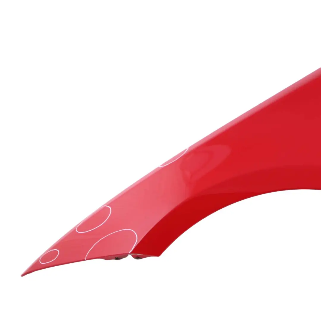 BMW E81 E87 Side Panel Wing Fender Front Left N/S Karmesinrot Crimson Red A61 - SKU 7133227-KAR2 - Part number 7133227