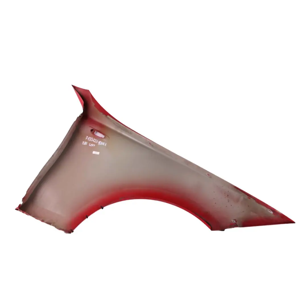 Side Panel Wing Fender Front Left N/S Karmesinrot Crimson Red A61 to BMW E81 E87 with Part number 7133227 BMW E81 E87 Side Panel Wing Fender Front Left N/S Karmesinrot Crimson Red A61 - SKU 7133227-KAR2 - Part number 7133227