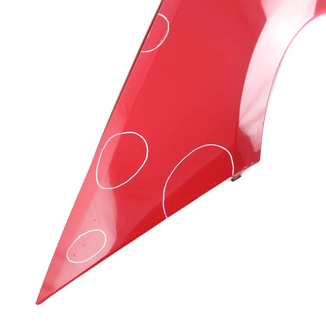 BMW E81 E87 Side Panel Wing Fender Front Left N/S Karmesinrot Crimson Red A61 - SKU 7133227-KAR2 - Part number 7133227