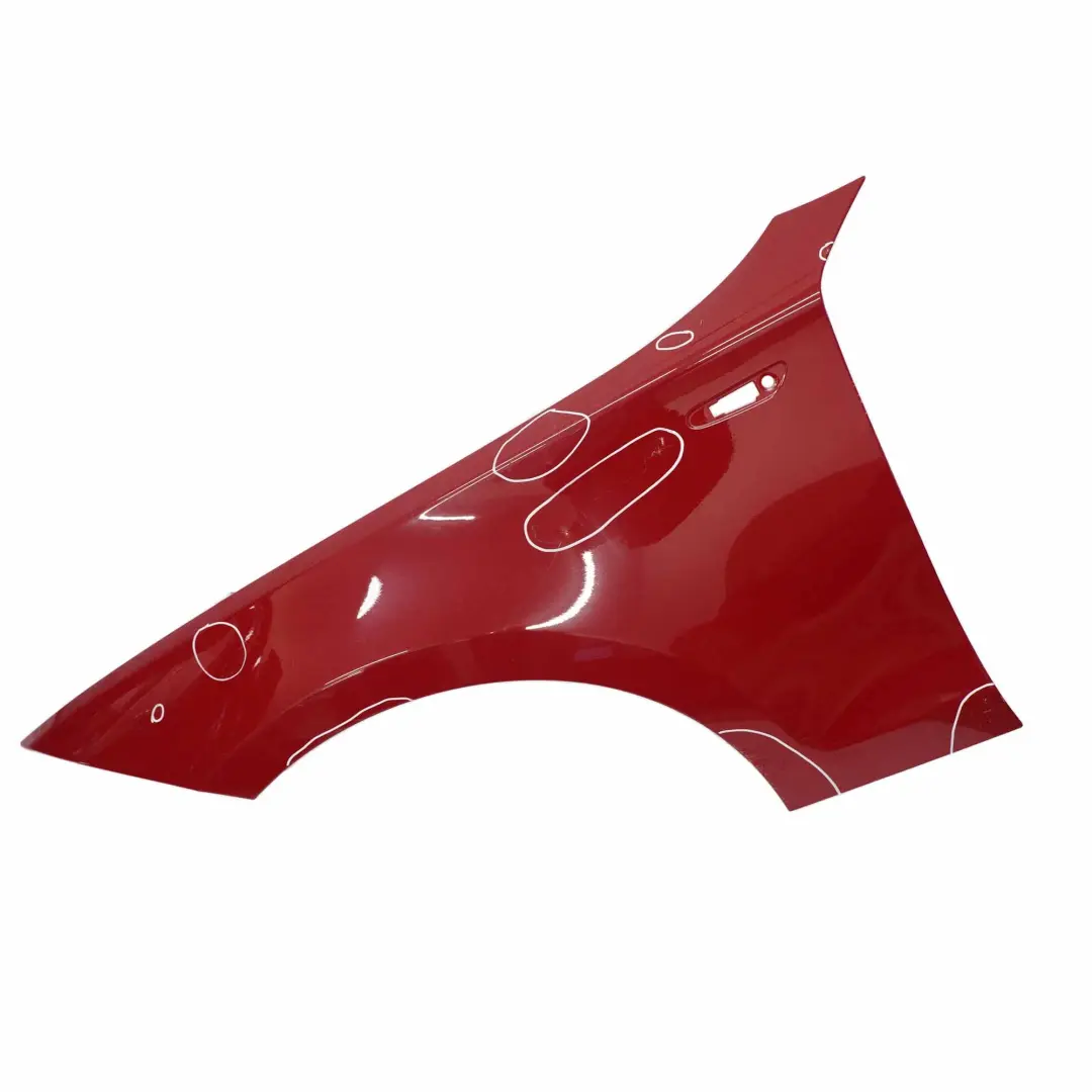 Side Wing Panel BMW E81 E87 Fender Front Left N/S Karmesinrot Crimson Red A61 to with Part number 7133227 Side Wing Panel BMW E81 E87 Fender Front Left N/S Karmesinrot Crimson Red A61 - SKU 7133227-KAR3 - Part number 7133227