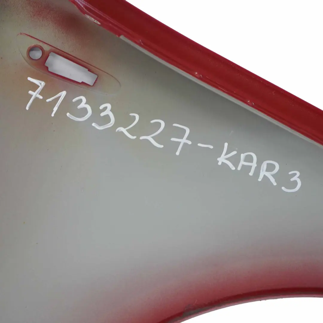 Side Wing Panel BMW E81 E87 Fender Front Left N/S Karmesinrot Crimson Red A61 - SKU 7133227-KAR3 - Part number 7133227
