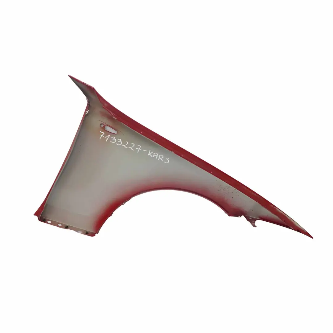  Side Wing Panel BMW E81 E87 Fender Front Left N/S Karmesinrot Crimson Red A61 - SKU 7133227-KAR3 - Part number 7133227