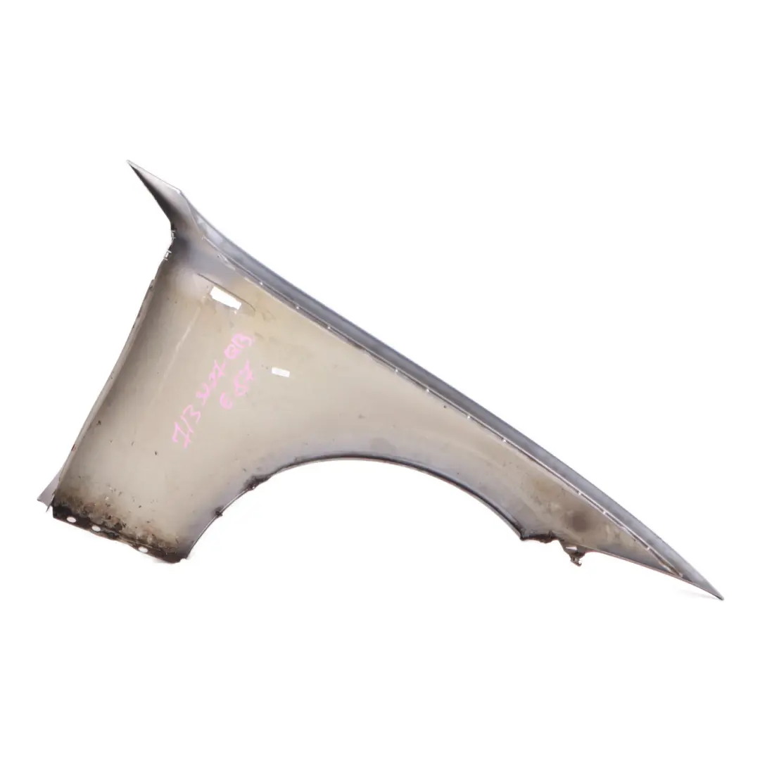 BMW E81 E87 Side Panel Wing Fender Front Left N/S Quarzblau Blau Blue - A18 - SKU 7133227-QB - Part number 7133227