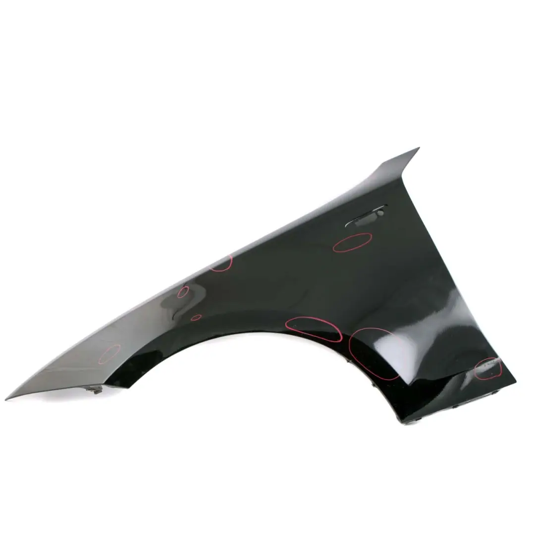 Side Wing Panel Front Left N/S Fender Schwarz 2 Black - 668 to BMW E81 E87 with Part number 7133227 BMW E81 E87 Side Wing Panel Front Left N/S Fender Schwarz 2 Black - 668 - SKU 7133227-SCH7 - Part number 7133227