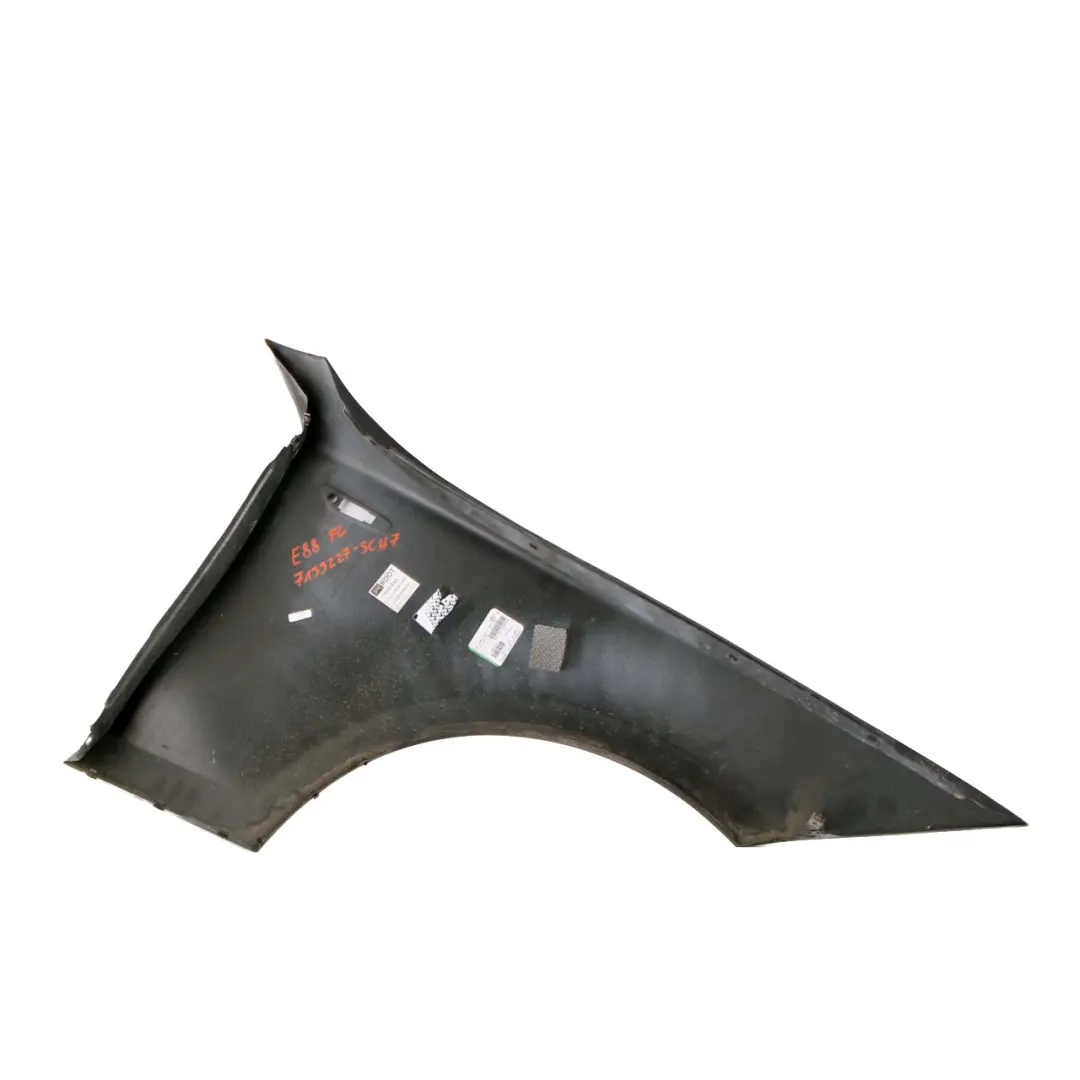 BMW E81 E87 Side Wing Panel Front Left N/S Fender Schwarz 2 Black - 668 - SKU 7133227-SCH7 - Part number 7133227