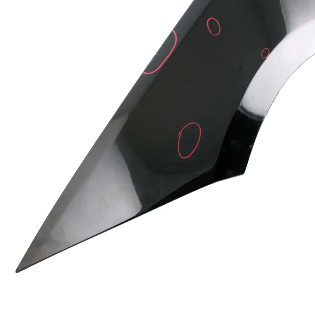 BMW E81 E87 Side Wing Panel Front Left N/S Fender Schwarz 2 Black - 668 - SKU 7133227-SCH7 - Part number 7133227