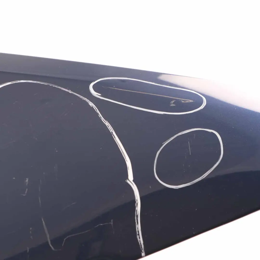 BMW E81 E87 Front Right O/S Side Panel Fender Wing Deep Sea Blue Tiefseeblau A76 - SKU 7133228-DSB - Part number 7133228