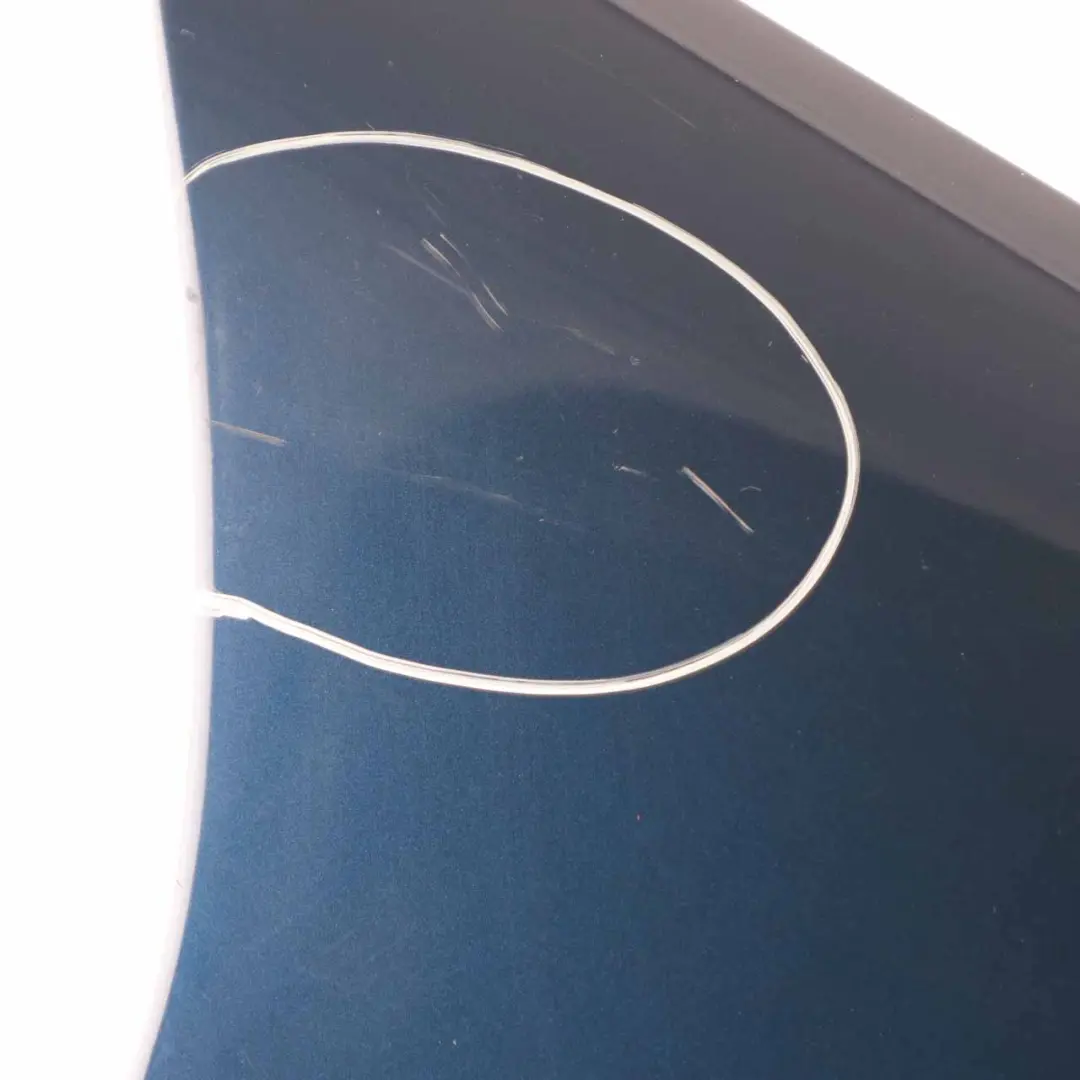 BMW E81 E87 Front Right O/S Side Panel Fender Wing Deep Sea Blue Tiefseeblau A76 - SKU 7133228-DSB - Part number 7133228