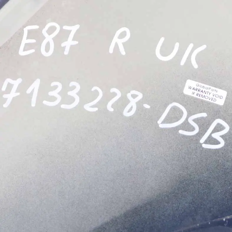 BMW E81 E87 Front Right O/S Side Panel Fender Wing Deep Sea Blue Tiefseeblau A76 - SKU 7133228-DSB - Part number 7133228