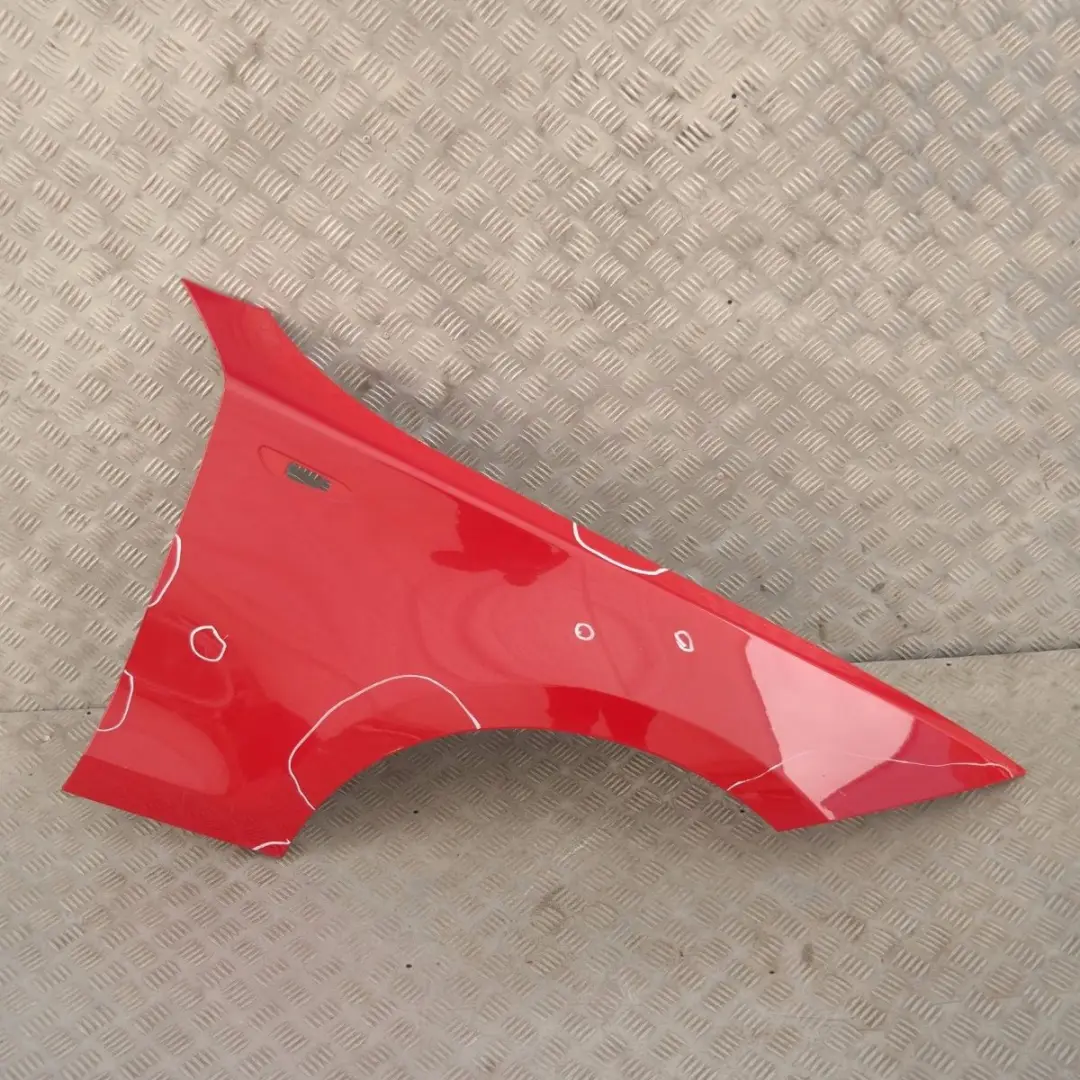 Side Panel Fender Wing Front Right O/S Japanrot Japan Red to BMW 1 SERIES 4 E81 E87 with Part number 7133228 BMW 1 SERIES 4 E81 E87 Side Panel Fender Wing Front Right O/S Japanrot Japan Red - SKU 7133228-JR4 - Part number 7133228