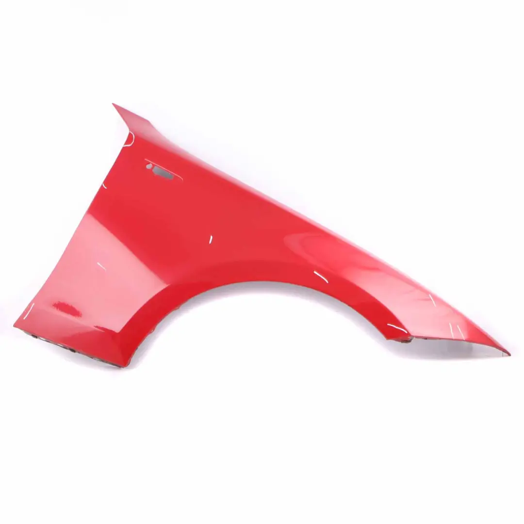 BMW E81 E87 Side Panel Fender Wing Front Right O/S Karmesinrot Red - A61 - SKU 7133228-KAR - Part number 7133228
