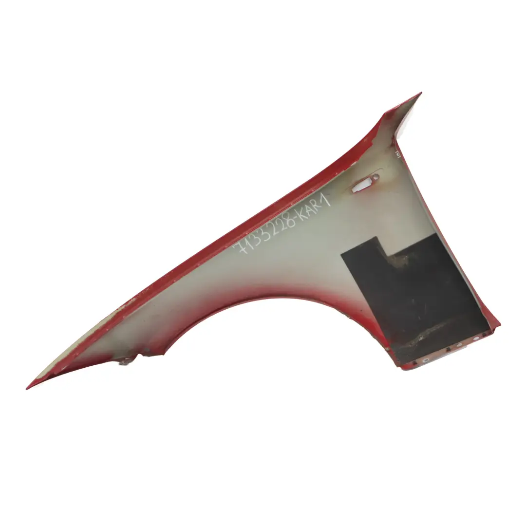 BMW E81 E87 Side Wing Panel Fender Front Right O/S Karmesinrot Crimson Red A61 - SKU 7133228-KAR1 - Part number 7133228