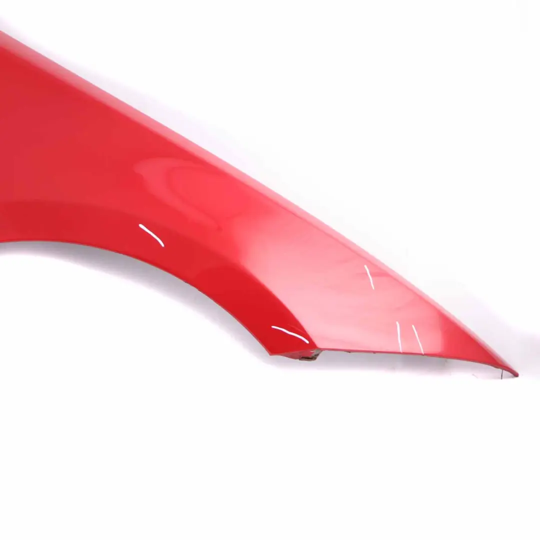 Side Panel Fender Wing Front Right O/S Karmesinrot Red - A61 to BMW E81 E87 with Part number 7133228 BMW E81 E87 Side Panel Fender Wing Front Right O/S Karmesinrot Red - A61 - SKU 7133228-KAR - Part number 7133228