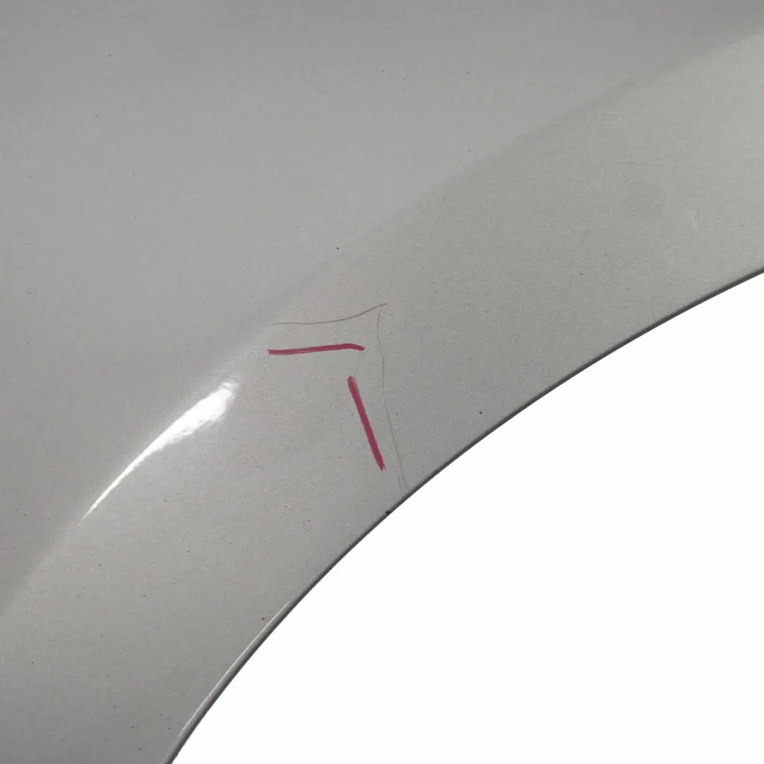 BMW E81 E87 Panel Lateral Delantero Derecho Fender Kaschmirsilber - A72 - SKU 7133228-KAS1 - Número de pieza 7133228
