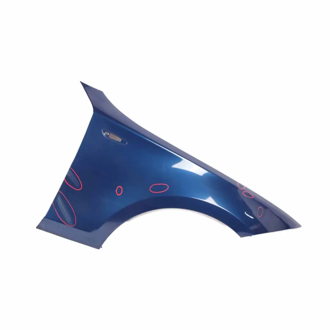 Side Panel Fender Wing Front Right O/S Le Mans Blue Metallic - 381 to BMW E81 E87 with Part number 7133228 BMW E81 E87 Side Panel Fender Wing Front Right O/S Le Mans Blue Metallic - 381 - SKU 7133228-LMB2 - Part number 7133228
