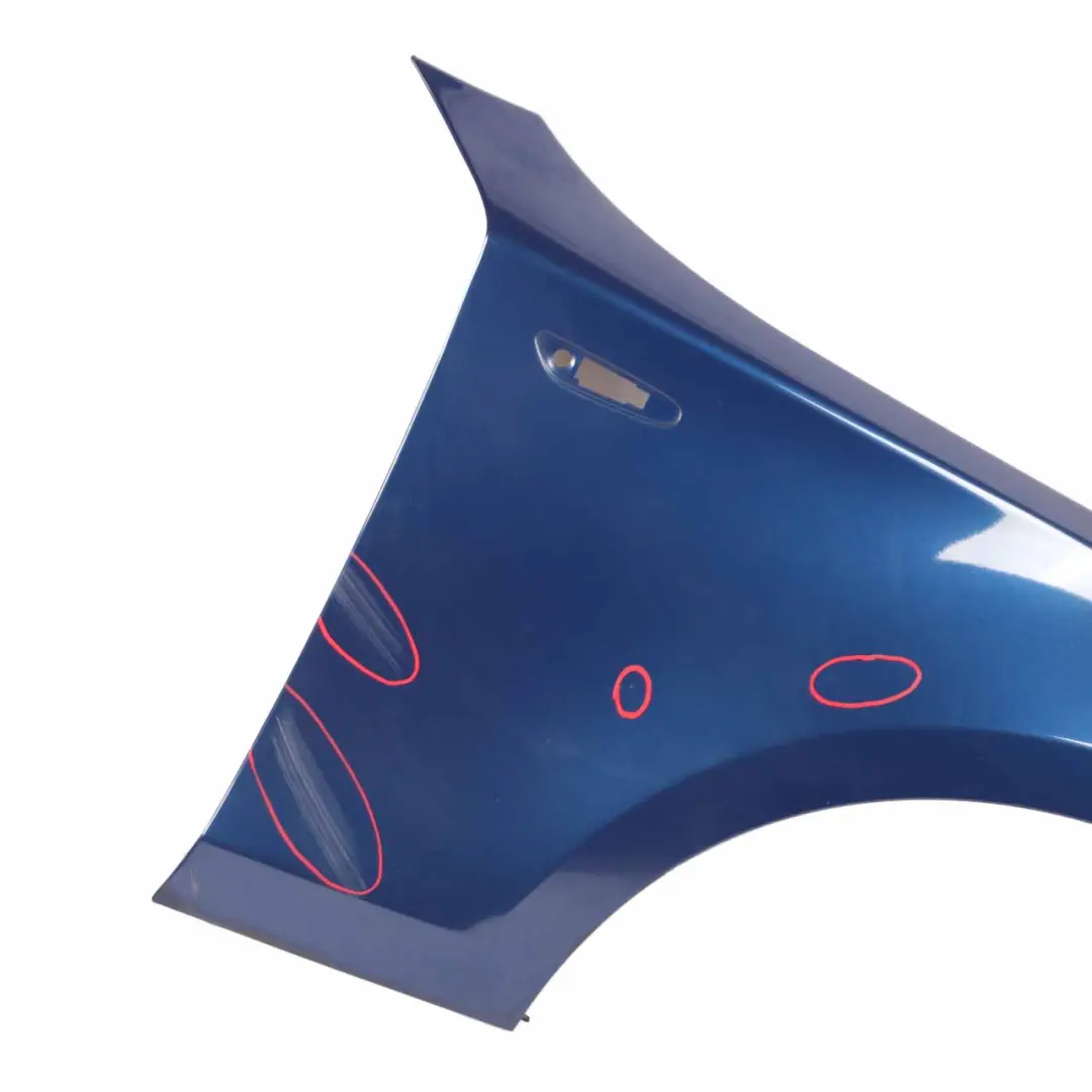 BMW E81 E87 Side Panel Fender Wing Front Right O/S Le Mans Blue Metallic - 381 - SKU 7133228-LMB2 - Part number 7133228