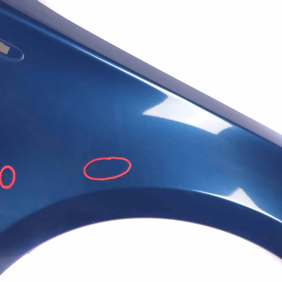 BMW E81 E87 Side Panel Fender Wing Front Right O/S Le Mans Blue Metallic - 381 - SKU 7133228-LMB2 - Part number 7133228