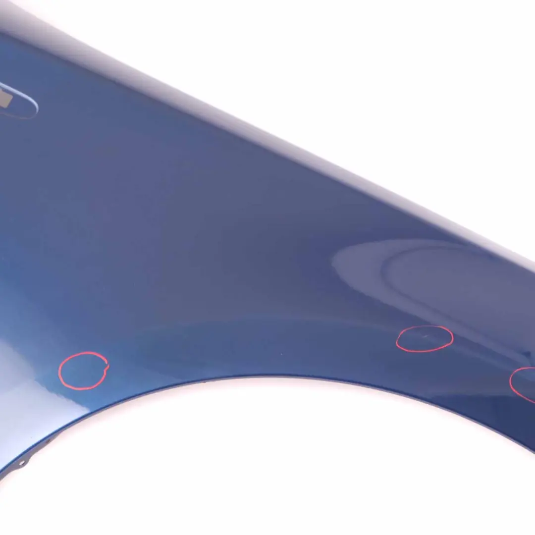 BMW E81 E87 Side Panel Fender Wing Front Right O/S Le Mans Blue Metallic - 381 - SKU 7133228-LMB3 - Part number 7133228