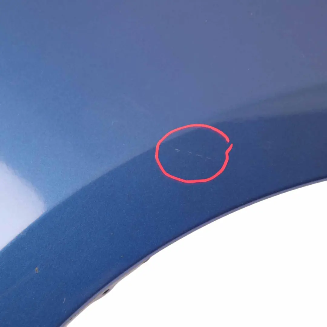 Side Panel Fender Wing Front Right O/S Le Mans Blue Metallic - 381 to BMW E81 E87 with Part number 7133228 BMW E81 E87 Side Panel Fender Wing Front Right O/S Le Mans Blue Metallic - 381 - SKU 7133228-LMB3 - Part number 7133228