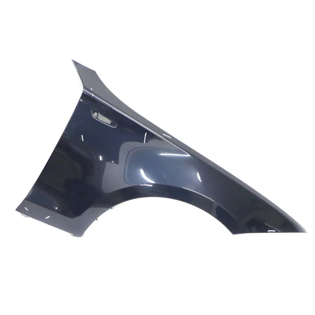 BMW E81 E87 Side Panel Front Right O/S Wing Panel Fender Monacoblau Blue - A35 - SKU 7133228-MB1 - Part number 7133228
