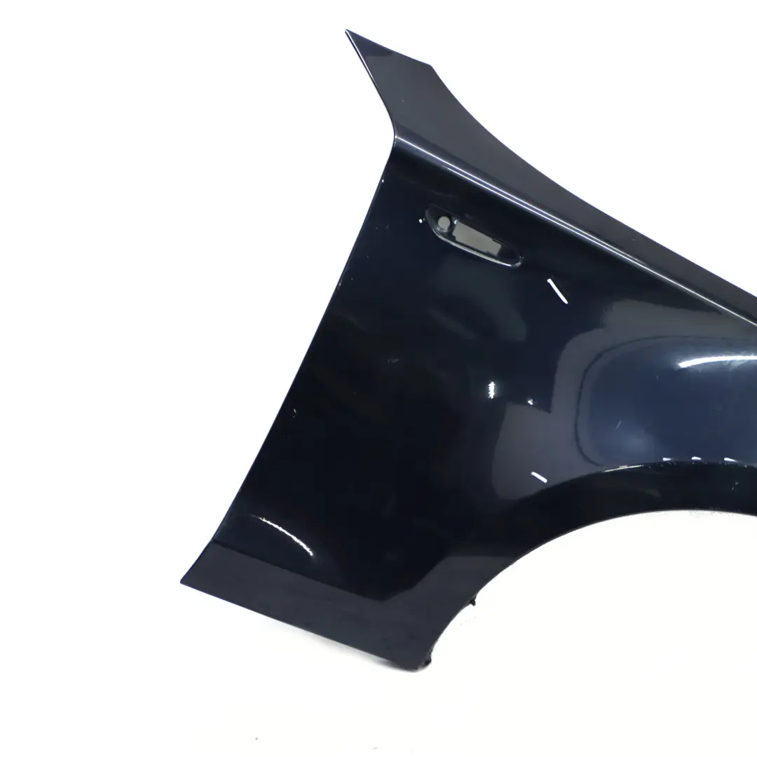 BMW E81 E87 Side Panel Front Right O/S Wing Panel Fender Monacoblau Blue - A35 - SKU 7133228-MB2 - Part number 7133228
