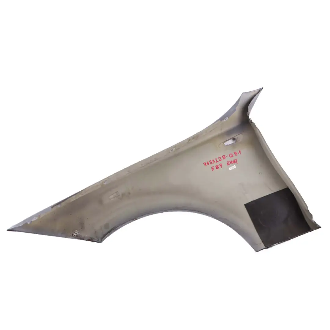 Side Panel Fender Wing Front Right O/S Quarzblau Blue - A18 to BMW 1 E81 E87 1 with Part number 7133228 BMW 1 E81 E87 1 Side Panel Fender Wing Front Right O/S Quarzblau Blue - A18 - SKU 7133228-QB1 - Part number 7133228