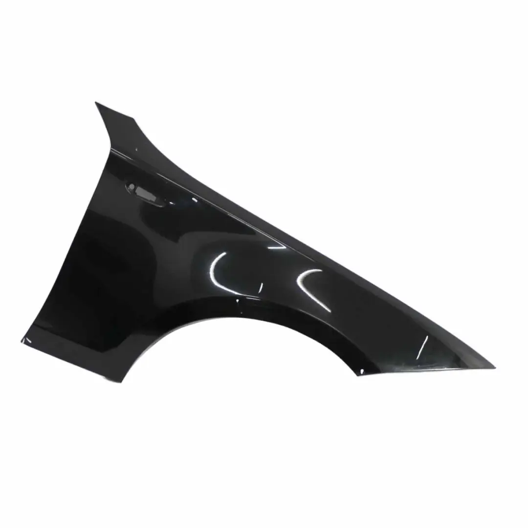 BMW E81 E87 Side Wing Panel Fender Front Right O/S Schwarz 2 Black - 668 - SKU 7133228-SCH1 - Part number 7133228