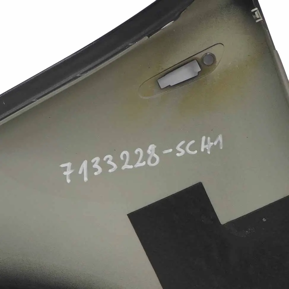 BMW E81 E87 Panel lateral guardabarros delantero derecho Schwarz 2 Negro - 668 - SKU 7133228-SCH2 - Número de pieza 7133228