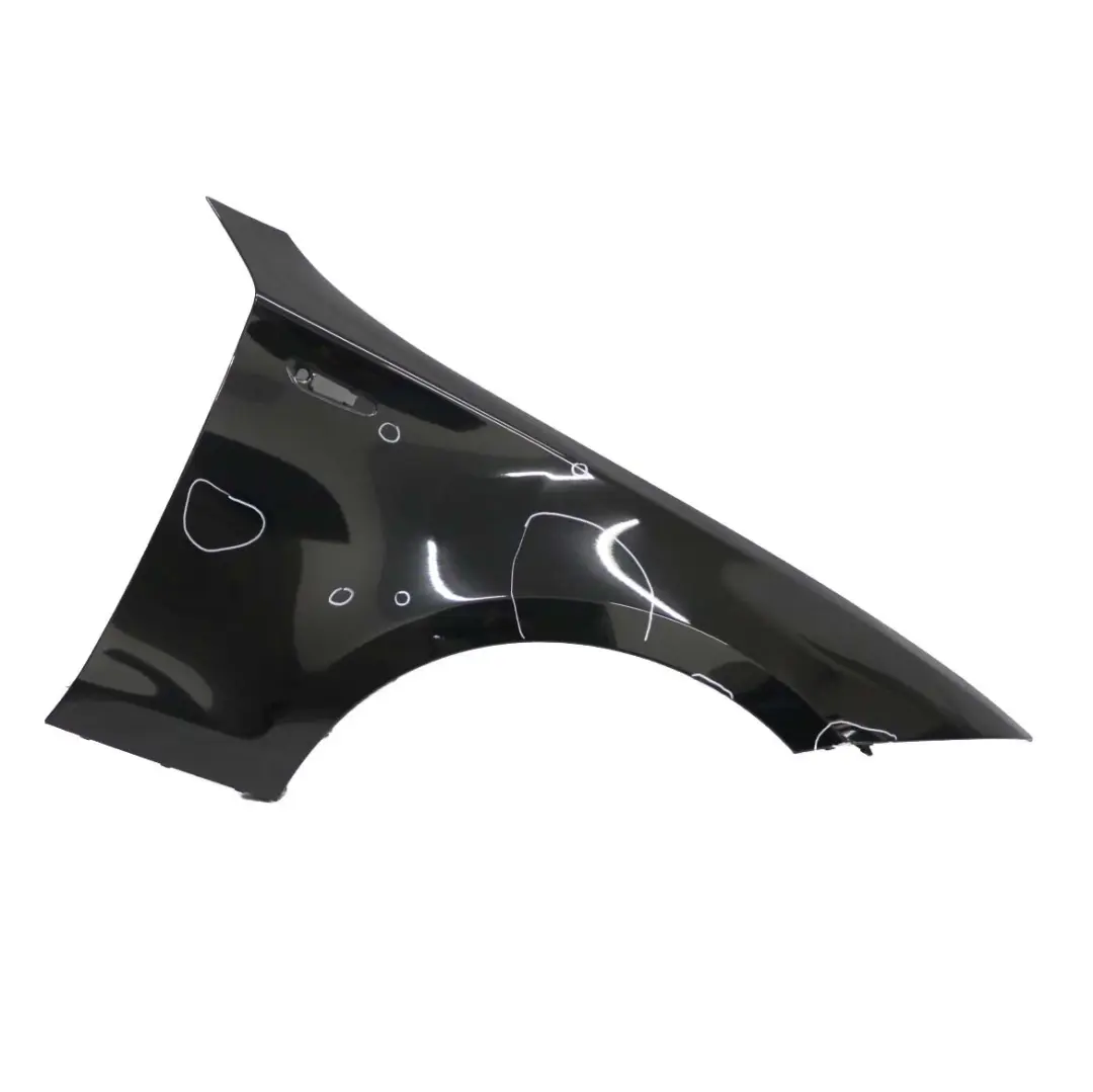 BMW 1 E81 E87 3 Side Panel Fender Wing Front Right O/S Schwarz 2 Black 668 - SKU 7133228-SCH3 - Part number 7133228