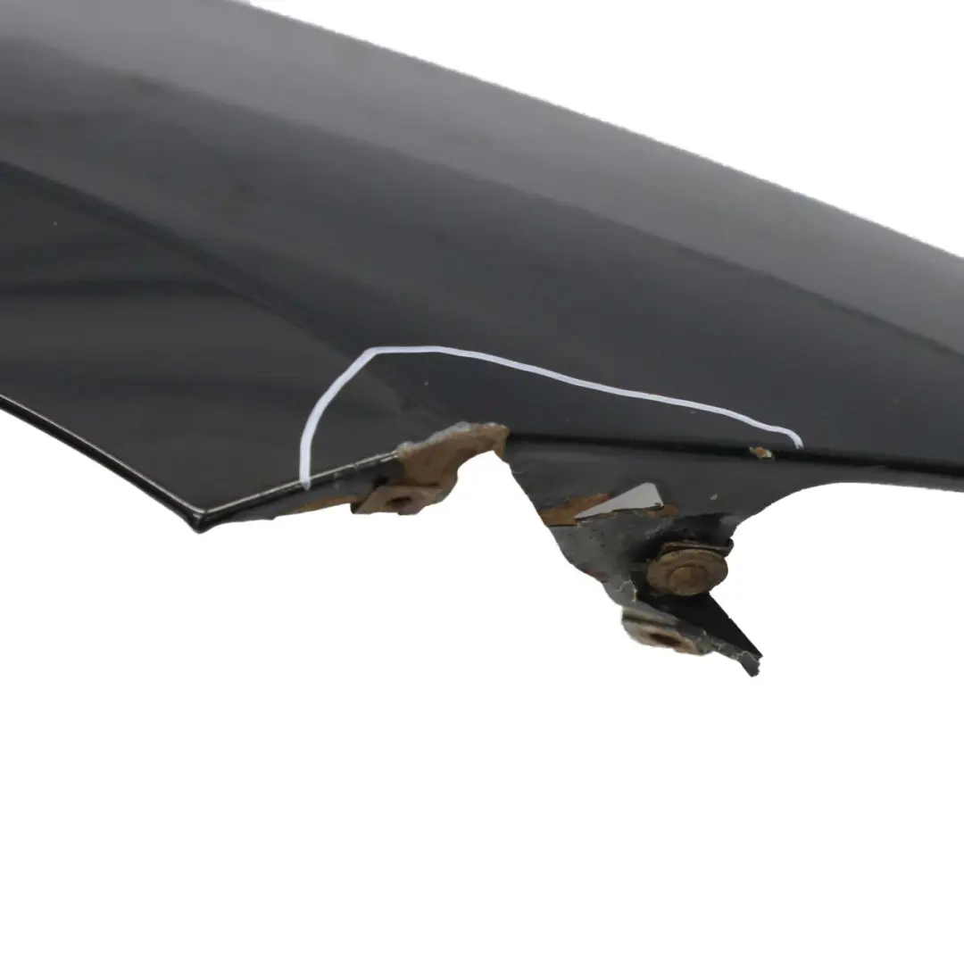 BMW 1 E81 E87 3 Side Panel Fender Wing Front Right O/S Schwarz 2 Black 668 - SKU 7133228-SCH3 - Part number 7133228