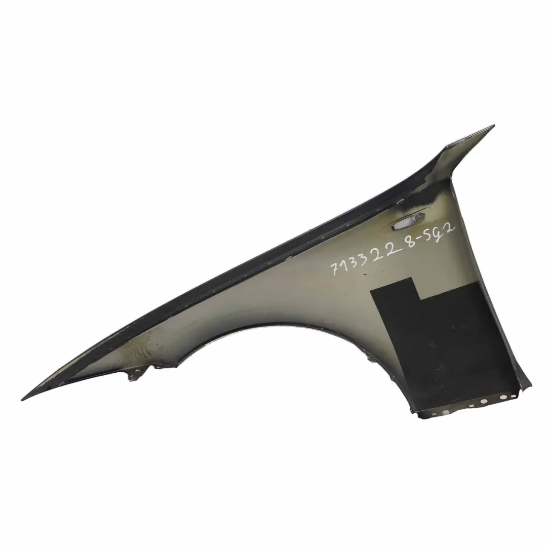 Side Panel Fender Wing Front Right O/S Sparkling Graphite - A22 to BMW E81 E87 with Part number 7133228 BMW E81 E87 Side Panel Fender Wing Front Right O/S Sparkling Graphite - A22 - SKU 7133228-SG2 - Part number 7133228