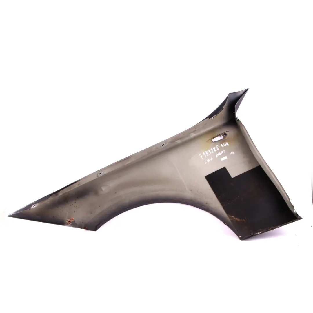 BMW 1 E81 E87 4 Side Panel Fender Wing Front Right O/S Sparkling Graphite - A22 - SKU 7133228-SG4 - Part number 7133228