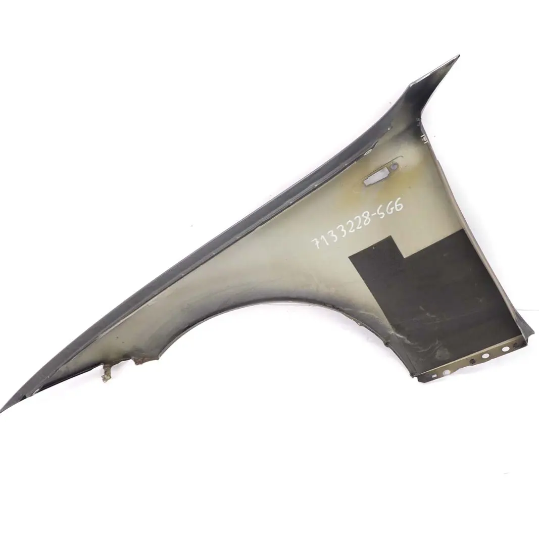 Side Panel Fender Wing Front Right O/S Sparkling Graphite - A22 to BMW 1 E81 E87 6 with Part number 7133228 BMW 1 E81 E87 6 Side Panel Fender Wing Front Right O/S Sparkling Graphite - A22 - SKU 7133228-SG6 - Part number 7133228