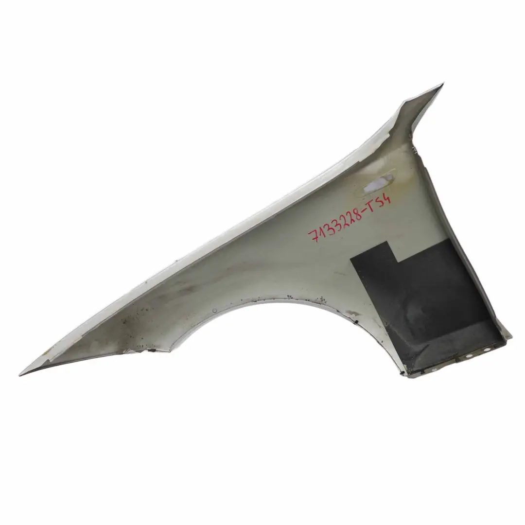 BMW E81 E87 Side Panel Fender Wing Front Right O/S Titansilber Silver - 354 - SKU 7133228-TS4 - Part number 7133228