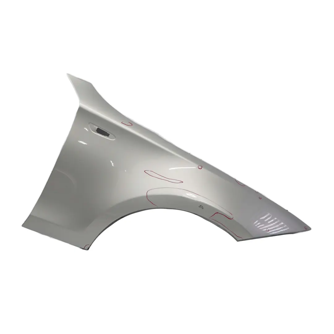 Side Panel Fender Wing Front Right O/S Titansilber Silver - 354 BMW 1 E81 E87 5 - SKU 7133228-TS5 - Part number 7133228