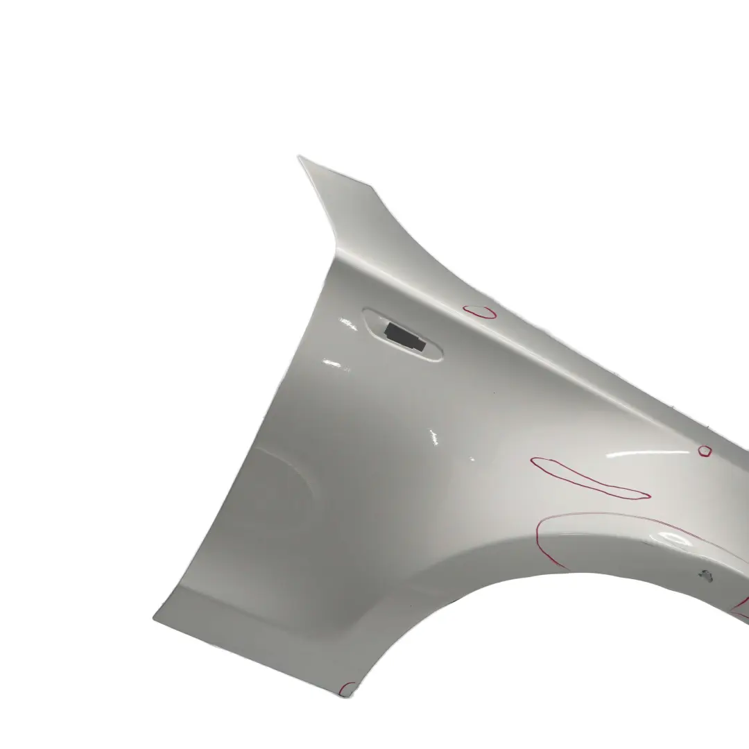 Side Panel Fender Wing Front Right O/S Titansilber Silver - 354 BMW 1 E81 E87 5 - SKU 7133228-TS5 - Part number 7133228