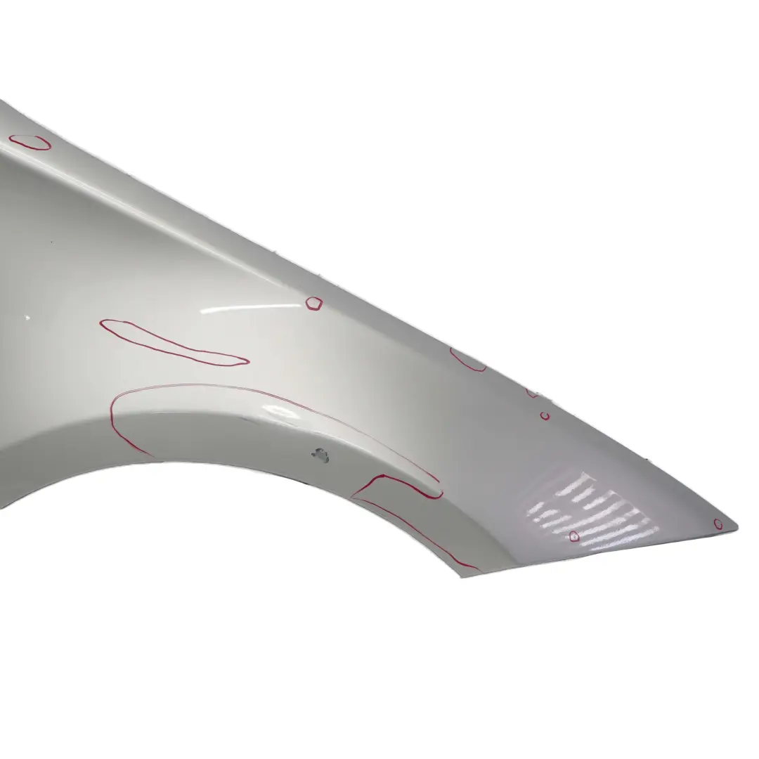 Side Panel Fender Wing Front Right O/S Titansilber Silver - 354 BMW 1 E81 E87 5 - SKU 7133228-TS5 - Part number 7133228
