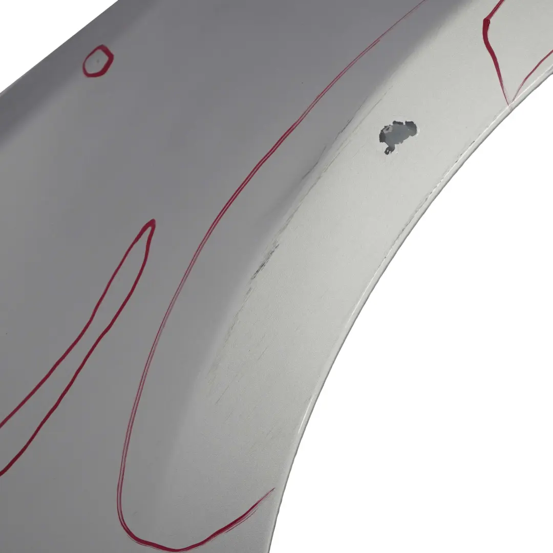 Side Panel Fender Wing Front Right O/S Titansilber Silver - 354 BMW 1 E81 E87 5 - SKU 7133228-TS5 - Part number 7133228