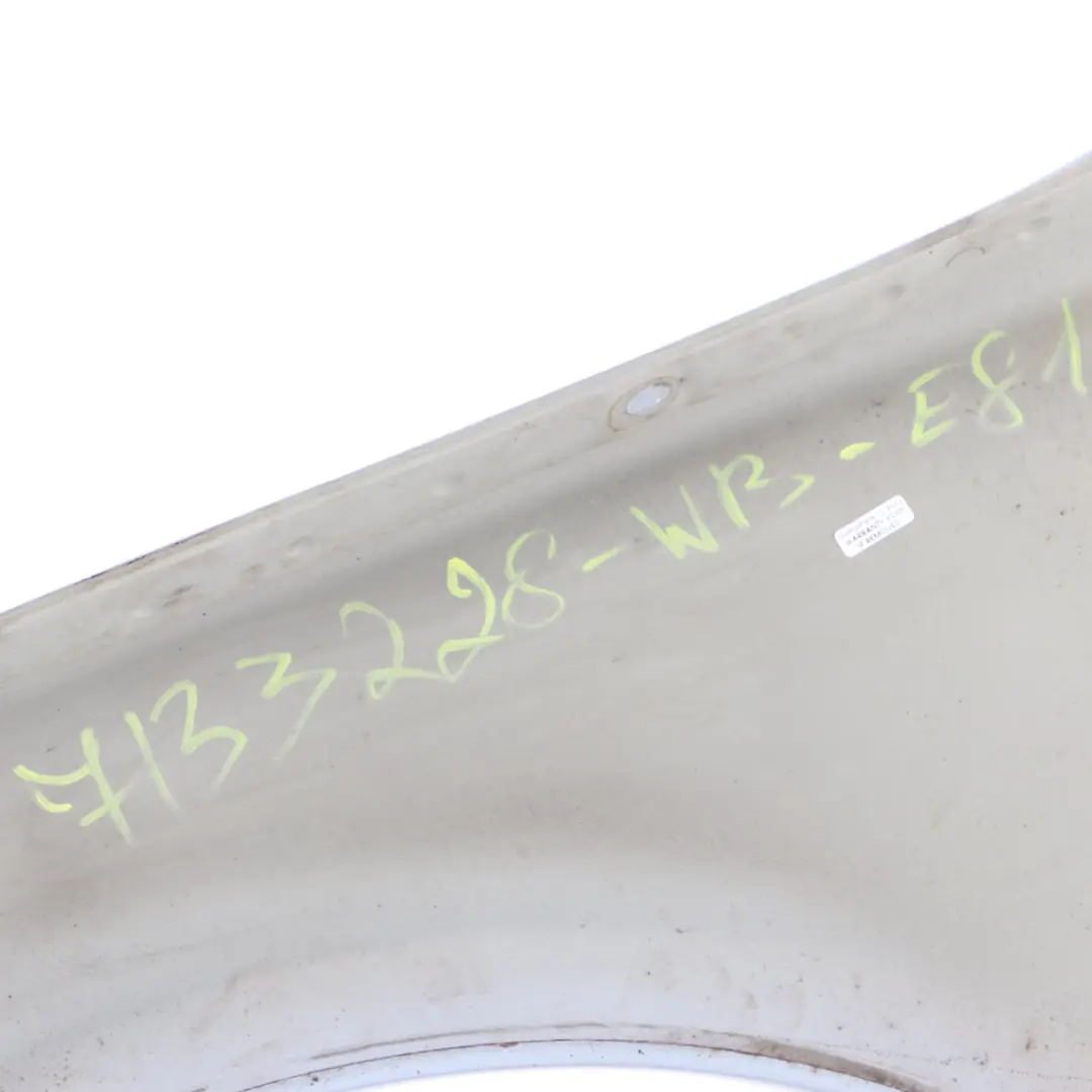 BMW E81 E87 Side Panel Fender Wing Front Right O/S Bluewater Blue - 896 - SKU 7133228-WB - Part number 7133228