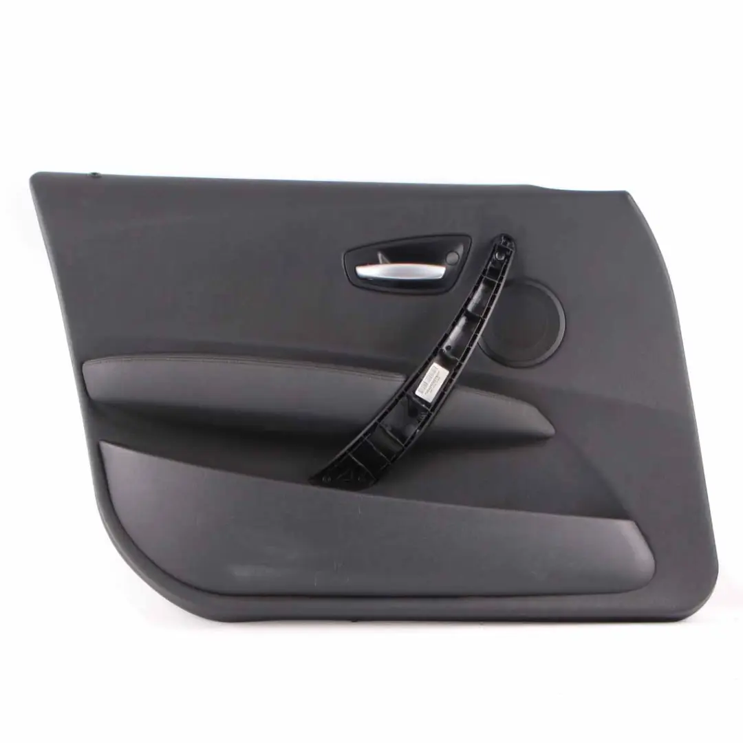 Front Door Card Trim Panel Left N/S Black Leather Folienteil to BMW E87 4 with Part number 7133299 BMW E87 4 Front Door Card Trim Panel Left N/S Black Leather Folienteil - SKU 7133299-4 - Part number 7133299