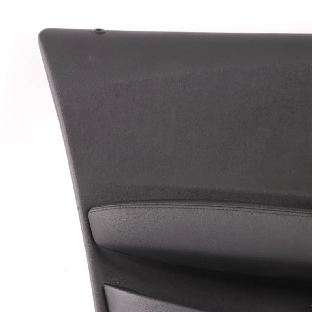 BMW E87 4 Front Door Card Trim Panel Left N/S Black Leather Folienteil - SKU 7133299-4 - Part number 7133299