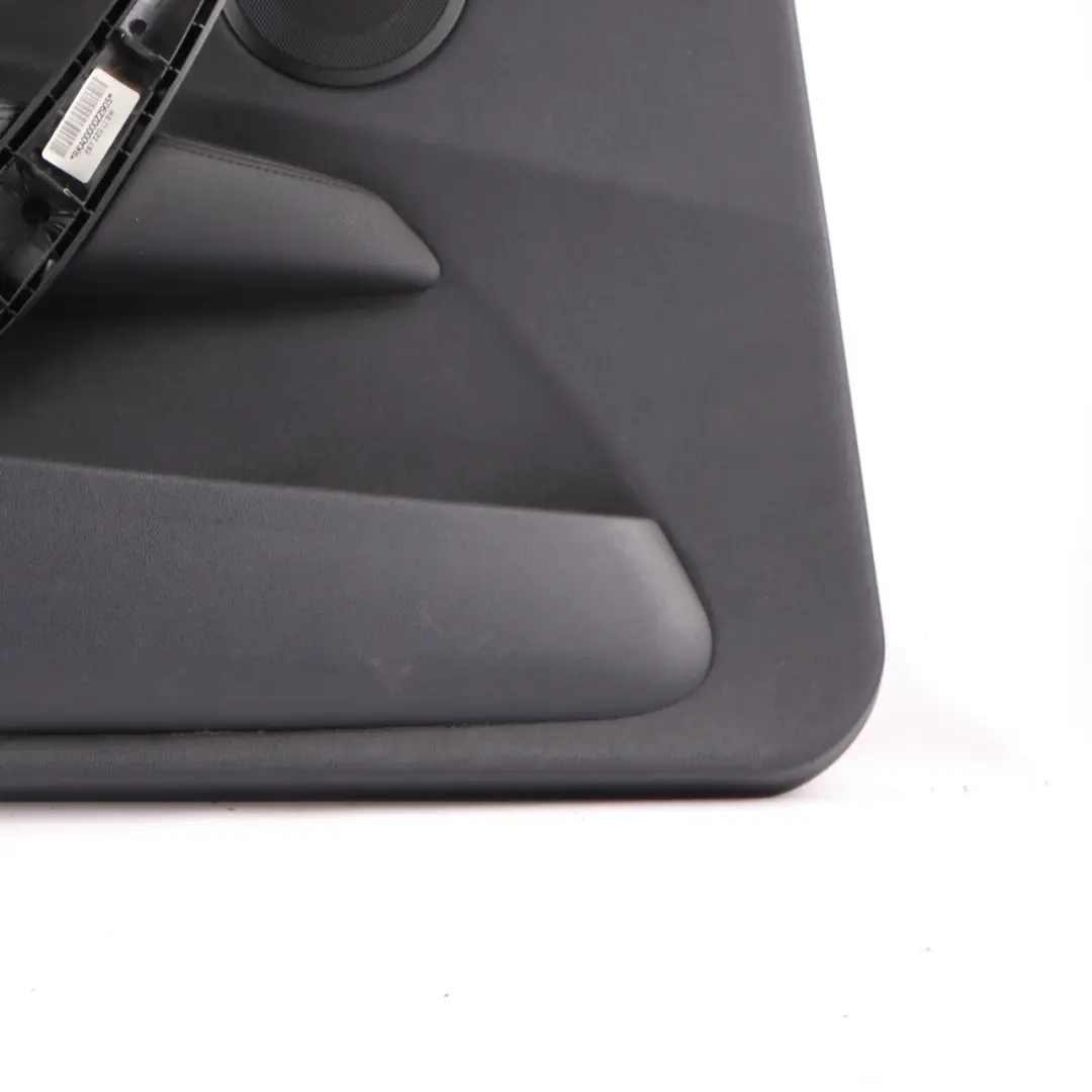 BMW E87 4 Front Door Card Trim Panel Left N/S Black Leather Folienteil - SKU 7133299-4 - Part number 7133299