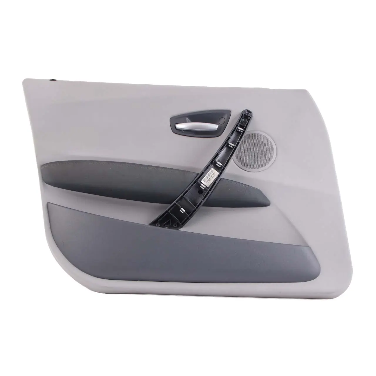 BMW E87 Anteriore sinistro pannello rivestimento scheda porta Alaskagrau Grigio