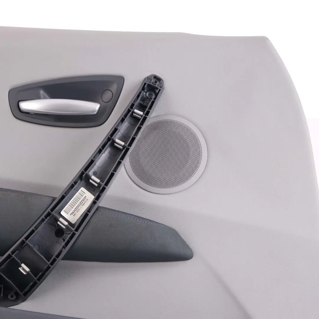 BMW E87 Anteriore sinistro pannello rivestimento scheda porta Alaskagrau Grigio - SKU 7133301-3 - Numero di parte 7133301